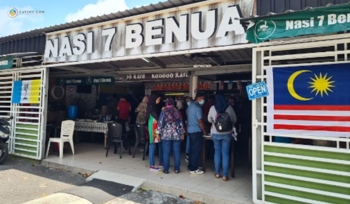 imej Tempat Makan Menarik di Bayan Lepas Nasi 7 Benua Koo Boo Cafe