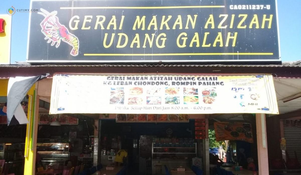 imej Tempat Makan Menarik di Rompin Gerai Makan Azizah Udang Galah